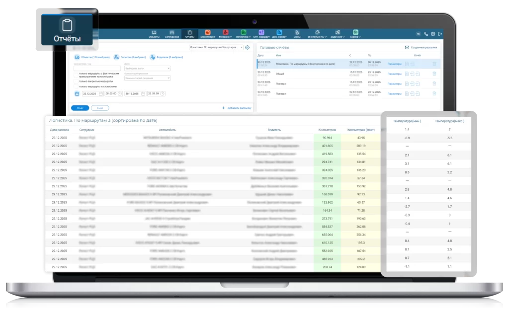 Обновления системы - Контроль температуры - БелТрансСпутник